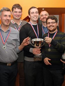 The victorious Larking Gowen team in the 2015 Arnolds Keys Sports Challange