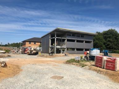 Construction work underway on the site at Beacon Park to be occupied by Pink Office and CTR Services Ltd2