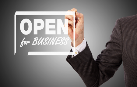 We are open