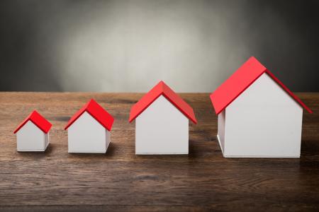 Houses gradually getting larger