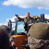 Auctioneer Simon Evans at the Crostwight sale 620x465