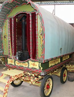 Lot 330 Romany bowtop caravan