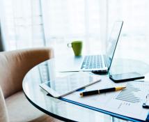 laptop tablet table